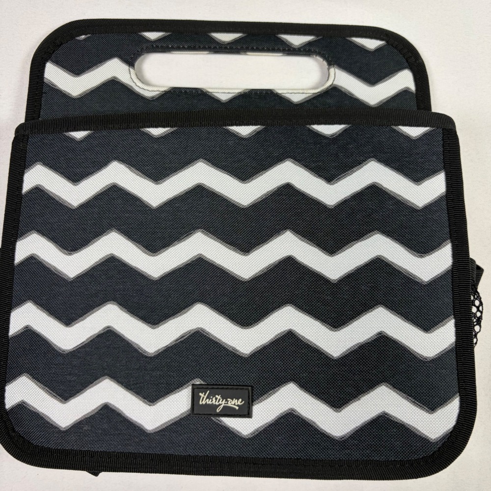 Thirty-One Utility Caddy Chevron Organizer Car Office Home Travel Crafts Nursery